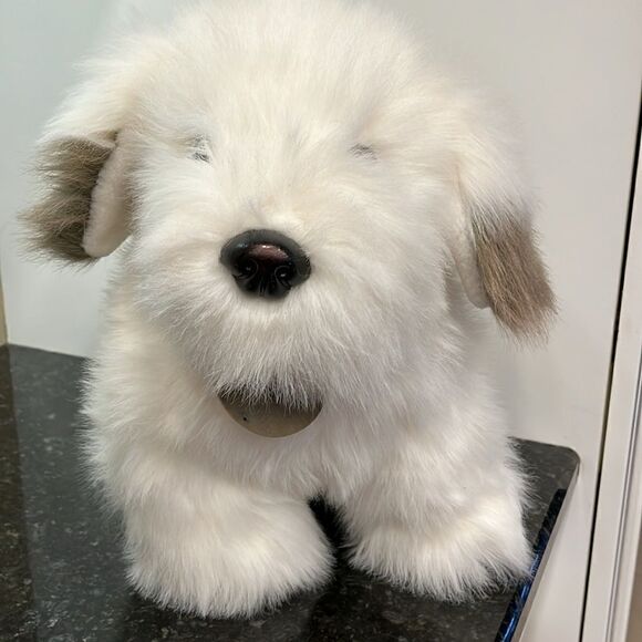 Vintage 1987 Dakin Soft Classics Sheep Dog Plush Stuffed Animal Toy Stands 13” - Picture 3 of 10